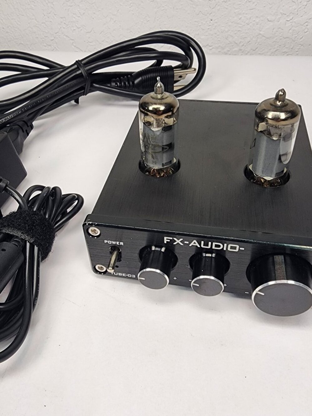 FX-AUDIO-TUBE-03J+ [Black] Vacuum tube hybrid preamplifier with tone control